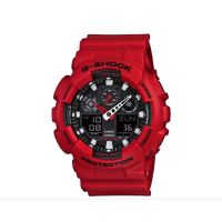 G-SHOCK นาฬิกาข้อมือผู้ชาย รุ่น GA-100B-4A สีแดง ประกันศูนย์ CMG