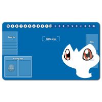 701877 - Board Game DTCG Playmat Table Mat Size 60X35 cm Mousepad Play Mats Compatible for Digimon TCG CCG RPG Picture Hangers Hooks