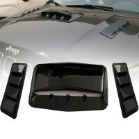 Car Hood Vent Scoop Kit Universal Cold Air Flow Intake Fitment Louvers Cooling Intakes Auto Hoods Vents Bonnet Cover