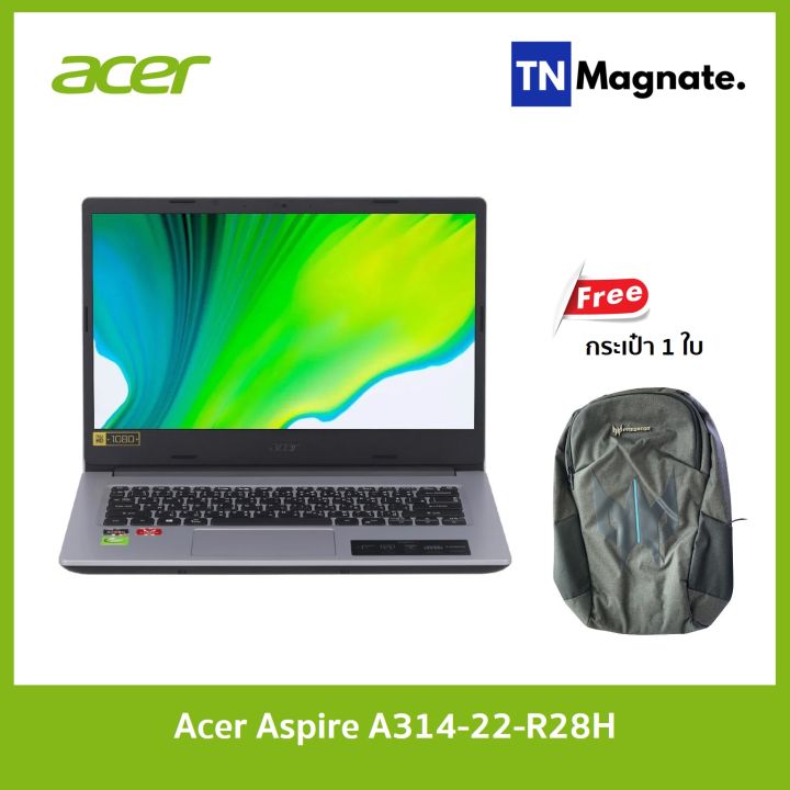 โน๊ตบุค-acer-aspire-a314-22-r28h-notebook-amd-ryzen-5-3500u-ram-8gb-ssd-512gb-radeon-vega-8-win10-แถมฟรีกระเป่า-1-ใบ