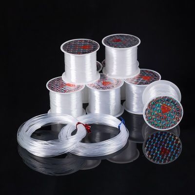 0.2-1mm Fishing Line For Beads Wire Clear Non-Stretch Nylon String Beading Thread Cords For Jewelry Making Supplies Wholesale