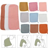 ❒ 6 Layers Bamboo Cotton Baby Bibs Thicken Extra Soft Plain Solid Color Newborn Burp Cloth Super Absorbent Wash Towel Baby Items