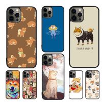 {Chaoke digital branch} เคสโทรศัพท์ชิบะอินุตลกสำหรับ iPhone 14 11 12 13 Mini Pro X XR XS MAX 7 8 Plus SE Samsung Galaxy S21 S22อัลตร้า