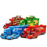 [AhQ ornaments] ของเล่นจากดิสนีย์รถพิกซาร์2 3 Lightning McQueen Jackson Storm Mack Uncle Truck 1:55รถโมเดล Diecast สำหรับของขวัญสำหรับเด็ก