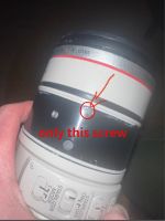 3ชิ้นใหม่สำหรับ Canon Ef 70-200 2.8สกรูอะไหล่เลนส์ Slr ซ่อม