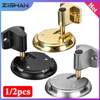 1/2 Pieces Door Stop Closer Stoppers Damper Buffer Magnetic Adjustable Hardware Accessories