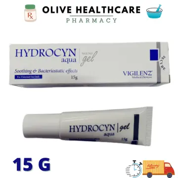 HYDROCYN Aqua Wound Gel 15g For Wounds, Ulcers, Burns FREE EXPRESS SHIPPING