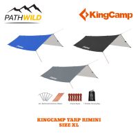 KINGCAMP TARP RIMINI XL  Tarp หรือ Flysheet ผ้ากันแดดกันฝน ขนาด 3x5 m ใช้สำหรับคลุมเต็นท์ หรือใช้เป็นพื้นที่กองกลาง   ป้องกันแสง UV เคลือบกันน้ำ 3000 mm.