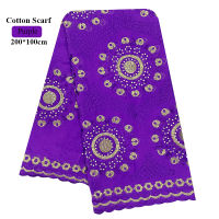 2021New Dubai Isamic Scarf African Women Cotton Scarf Big Size Cotton Shawls Muslim Women Pray Scarf EC122