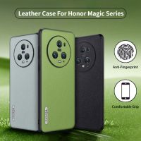 เคสสำหรับ Honor Magic 5 4 Pro 5G 2023เคสโทรศัพท์เคสแบบนิ่มป้องกันหนังหรูหราสำหรับ Magic5 Magic4 Magic5Pro Magic4Pro 5Pro 4Pro กันกระแทกแบบเรียบง่ายปกป้องด้านหลัง