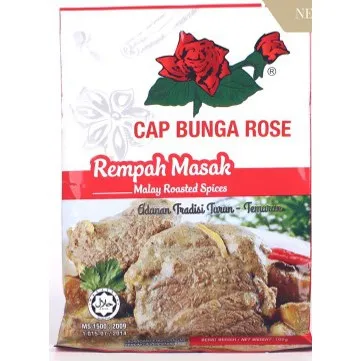 Halal Rempah Gulai Cap Bunga Rose Masak 105gm Lazada