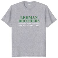 []เสื้อยืดลําลอง แขนสั้น พิมพ์ลาย Lehman Brothers 2008 Risk Management Dept แฟชั่นฤดูร้อน สําหรับผู้ชาย