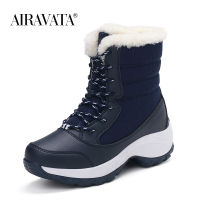 Women Snow Boots for Winter Shoes Plush Warm Wesges Heel Platform Casual Sneakers Ankle Botas Mujer