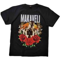 เสื้อยืดโอเวอร์ไซส์เสื้อวง 2Pac Makaveli Hip Hop เสื้อยืดวง 2Pac Tupac RapperS-5XL  I4O8