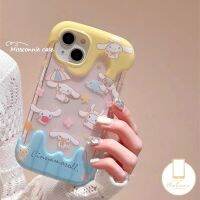 เคสโทรศัพท์มือถือ Tpu นิ่ม ลายการ์ตูนสุนัขน่ารัก สีแคนดี้ แฟชั่นฤดูร้อน สําหรับ IPhone XR 7Plus 13 12 14 7 8 X XS