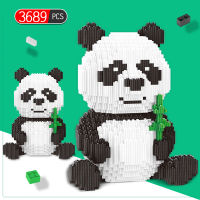 3689pcs DIY Assemable Panda Mini Blocks Educational Animal Toys for Children Building Blocks Model Bricks