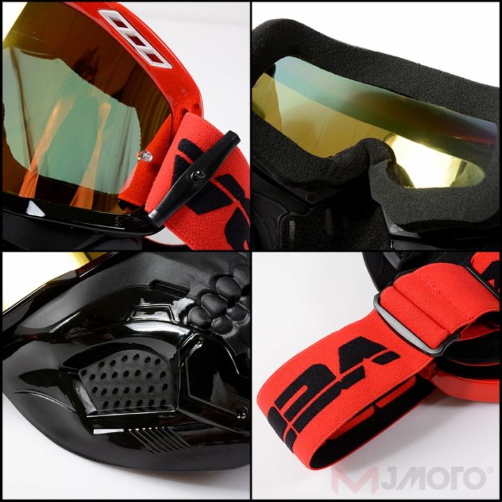 บล็อกแว่นตาขี่จักรยานยนต์กันกันลมฝุ่น-uv-แว่นตาปั่นจักรยานหมวกกันน็อคที่ถอดออกได้-vemar