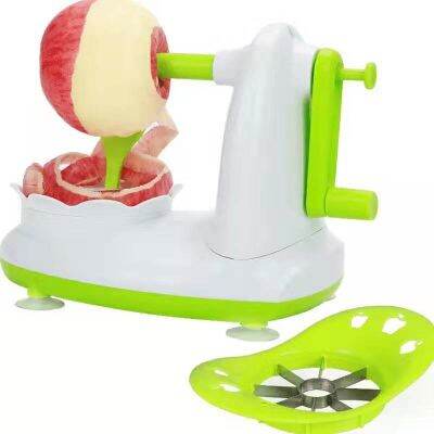 （HOT NEW） RotarySkin PeelerPear Strawcorer Slicer With 4 Suction CupsCorer And Slicer Kitchen