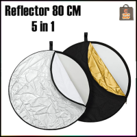 REFLECTOR  5 in 1 แผ่นสะท้อนแสง ขนาด 80  เปลี่ยนได้ 5 สี ในแผ่นเดียว