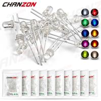 【LZ】✸❁✲  100pcs 3mm LED Diode Kit Light Emitting Warm White Red Blue Green UV Orange Yellow Pink Color Bulb Lamp Set 2V 3V PCB Assortment