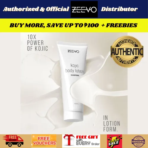 Zeevo Kojic Body Lotion (10X Whitening) Authentic Lazada PH