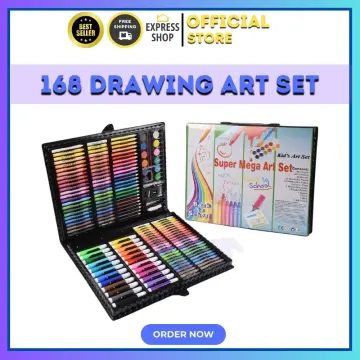 Art Watercolor Pen Gift Box 168 Pieces Paintbrush Painting Stationery Set  Children Color Pen Gift Set - China Caryon, Watercolor Pen