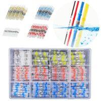 50-1000pcs Waterproof Heat Shrinkable Sleeve Butt Wire Connectors Terminals Solder Seal 3:1 Hot Melt Shrinkage Cable Sleeves Electrical Circuitry Part