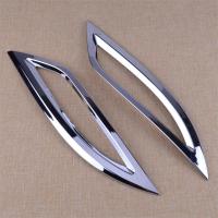 CITALL 1คู่รถ Stytling ด้านหลังหมอกฝาครอบ Trim ABS Chrome Molding Fit สำหรับ Hyundai Sonata I45 YF 2011 2012 2013 2014