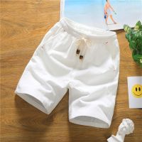 Summer Capris Cotton Hemp Shorts Mens Thin Casual Loose Large Shorts