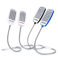 ☾◙ 28 LEDs Super Bright Book Light DC5V USB Reading Night Lights Flexible Table Lamp For Power Bank Laptop Notebook PC Computer