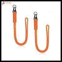 QIUQIU 2Pack คลิป carabiner พวงกุญแจพาราคอร์ด ทนทานสำหรับงานหนัก กิจกรรมกลางแจ้งกลางแจ้ง แหวนตะขอรูปตัว D กิจกรรมกลางแจ้งกลางแจ้ง พร้อมตะขอเกี่ยว คลิป carabiner ขวดน้ำกุญแจกระเป๋าเป้