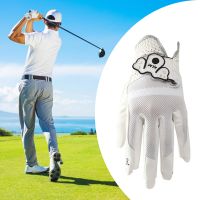 ◘♣ Ladies Golf Glove Left-Hand No Sweat Sports Comfortable White Color Micro Soft Fiber Breathable Hand Wear for Golf Accessories