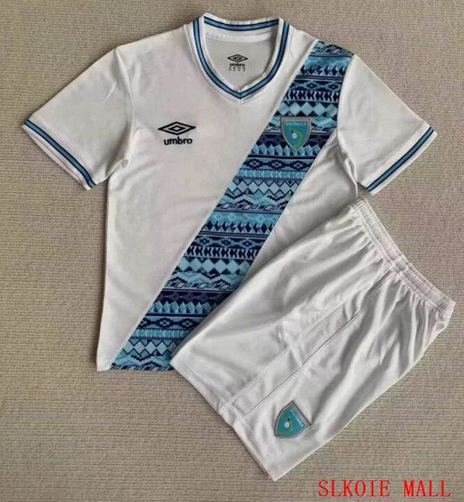 เสื้อเจอร์ซีย์-guatemala-ใส่อยู่บ้านและออกไป23-24ชุดเจอร์ซี่ฟุตบอลคุณภาพแบบไทยสำหรับเด็กและผู้ใหญ่