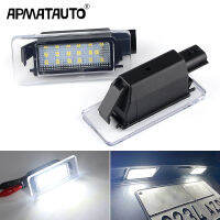 แผงหมายเลขทะเบียน LED ของ Canbus 2ชิ้นแผ่นเรืองแสงสำหรับนิสสันเซเรน่า C27 Altima ที่ปัดฝุ่นรถยนต์ Suzuki Landy 2018 2019 2020 2021