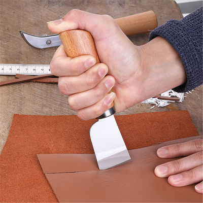 Handmade Leather Knife Hand Cutting Knife Paring Knife Stainless Steel Leather Knife Leather Paring Knife