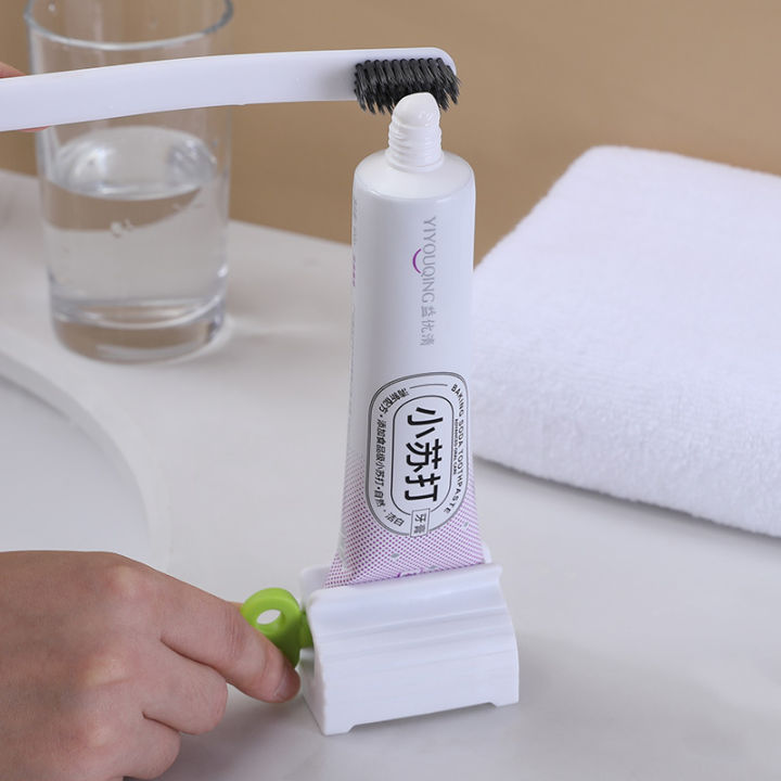 ไทย-พร้อมส่ง-ที่กดยาสีฟัน-ที่บีบยาสีฟัน-แบบม้วน-ไขลาน-สไตล์ญี่ปุ่น-ที่รีดยาสีฟัน-ที่บีบหลอดยาสีฟัน-อัตโนมัติอย่างเต็มที่-toothpaste-machine
