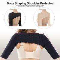 Women Arm Cuff Sleeve Back Correction Pure Color Spandex Sexy Slim Comfortable Breathable Shoulder Body Shaping Protector