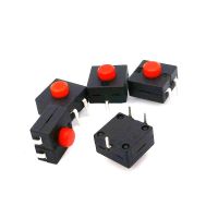 JOYING LIANG Flashlight ON OFF 1603AA-9.1 Pin Power Switch Self-Locking Press Key Switches 12X12MM