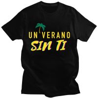 Singer Bad Bunny Un Verano Sin Ti Music Album Graphic Print T Shirt Men Hop Gildan Spot 100% Cotton