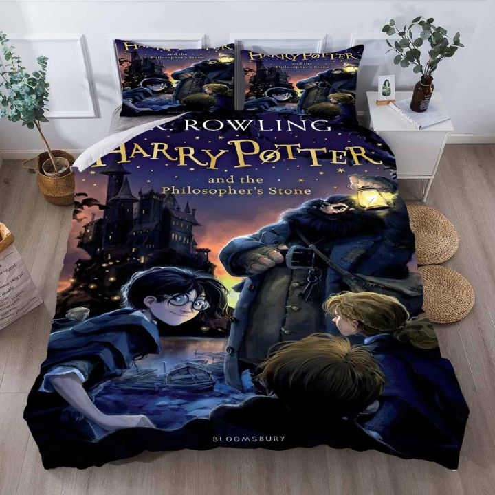 hz-harry-potter-3in1-bedsheet-set-single-double-size-bed-sheet-hogwarts-hermione-home-bedroom-washable-comfortable-pillowcase-set-zh