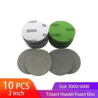 ❏❄┋ 2inch 50mm Trizact Hookit Foam Disc Wet Dry Spong Sandpaper Disc 3000/5000Grit Polishing Buffer Sanding Paper Abrasive Tools