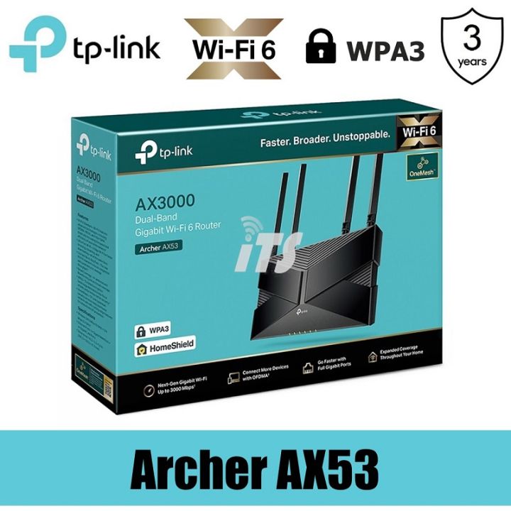 TP-Link AX3000 Dual Band Wi-Fi 6 Router (Archer AX50 / AX53) | Lazada