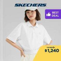 Skechers สเก็ตเชอร์ส เสื้อยืดแขนสั้น ผู้หญิง S-COOL S-Color Polo Short Sleeve Tee - L223W089