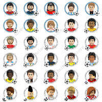 ใหม่บาสเกตบอลฟุตบอลกีฬา Star Series อะนิเมะ Messi Mini Action Figure Building Blocks ของเล่นเด็กคริสต์มาส Gift