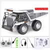9ch rc dump truck machine 1 24 simulation alloy&plastic child electric toy - ảnh sản phẩm 2