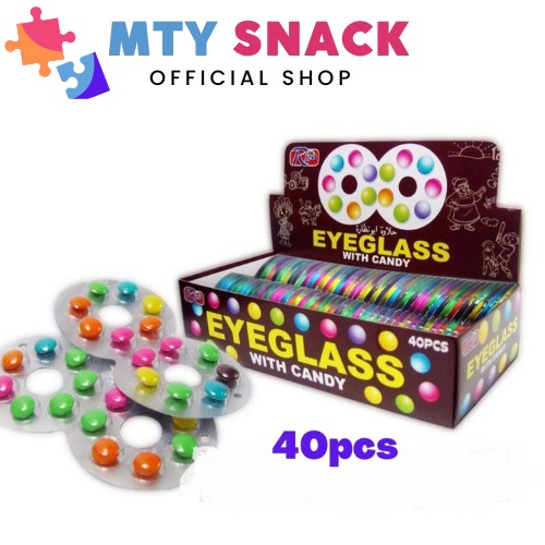 [MTY] Rico EyeGlass Chocolate Candy 40pcs Lazada