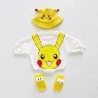 Baby in the spring and autumn web celebrity baby conjoined triangle ha dress cute cartoon autumn month full one hundred days package fart climbing suits