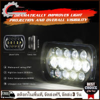 [7 Day Refund Guarantee] ไฟหน้าทรงสี่เหลี่ยม JEEP CHEVROLET 300W 5x7 7x6 นิ้ว LED ไฟหน้าไฟสูง / ต่ำทำงานกลางวันไฟเลี้ยว Super Bright กันน้ำ [1-3 วันมาถึง]