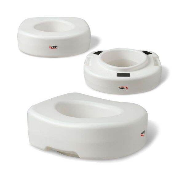 ★CAREX Toilet Seat Riser 35 Inch Raised Toilet Seat 300500 lb with or