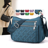 hang qiao shop  Waterproof Nylon Bag Fashion Women Single Shoulder Bag Crossbody Bag Casual Handbags Messenger Bag